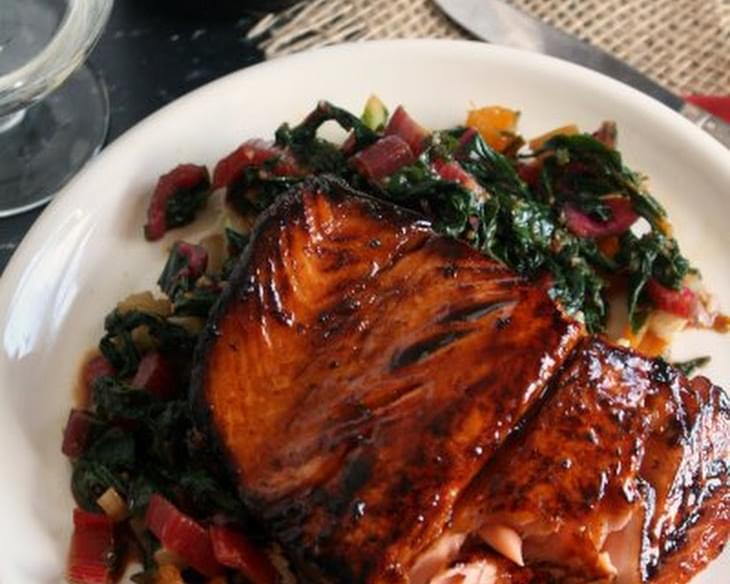 Salmon-Honey Teriyaki