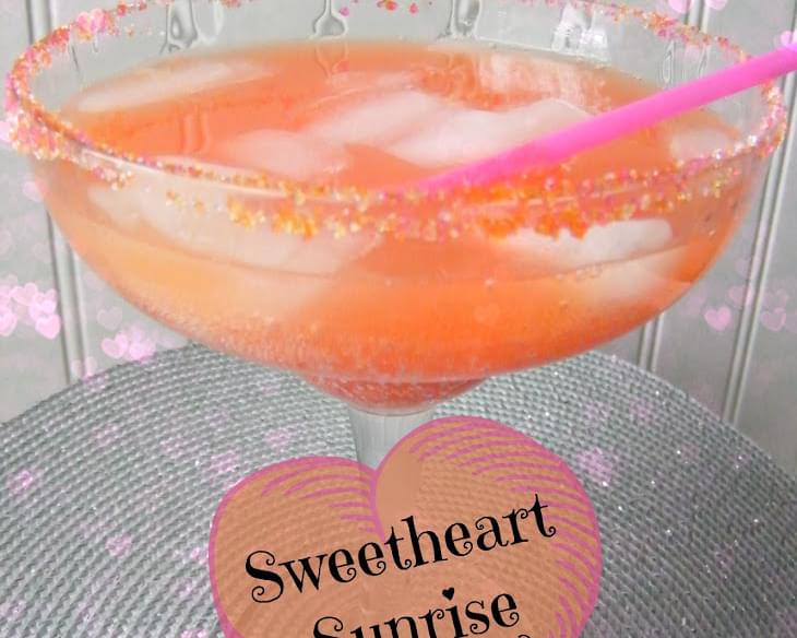 Sweetheart Sunrise Drink {non-alcoholic}