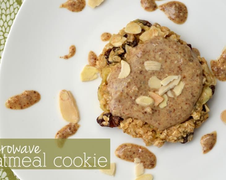 Microwave Oatmeal Cookie