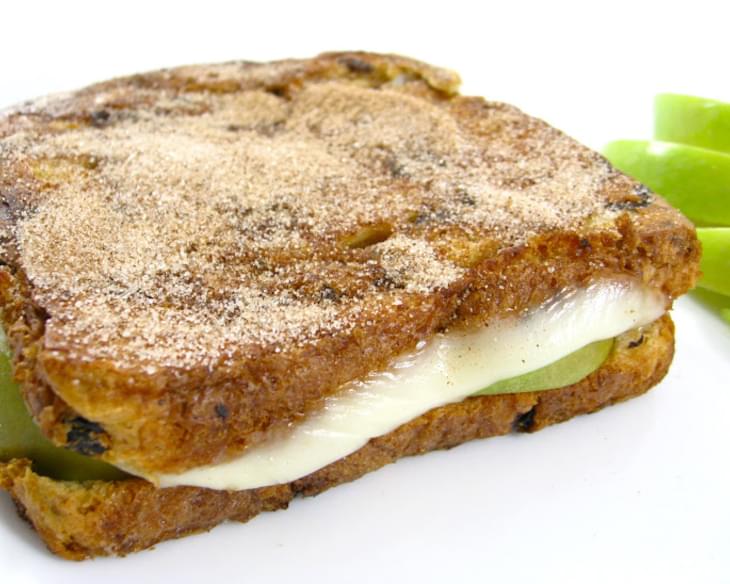 A Decadent and Skinny, Apple Cheese Stuffed French Toast