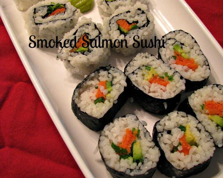 Smoked Salmon Sushi