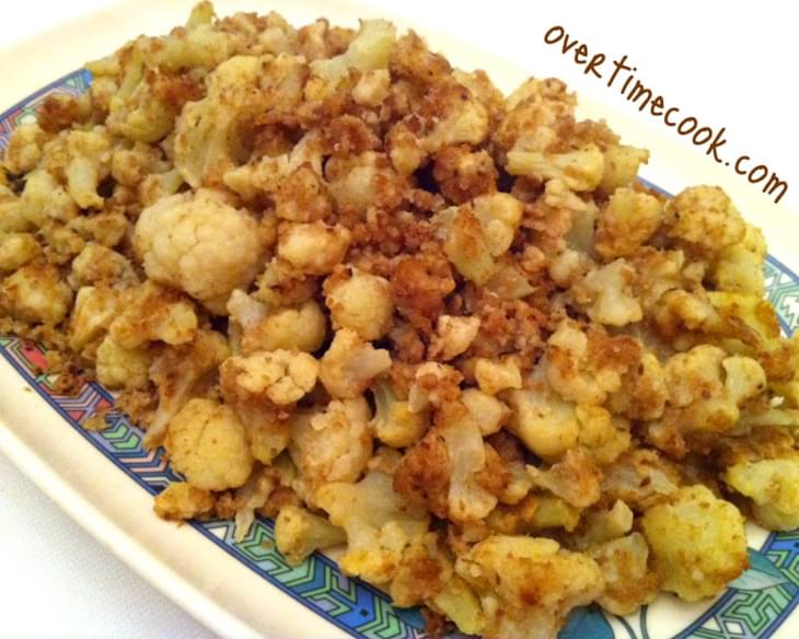 Healthy (Mock) Breaded Cauliflower