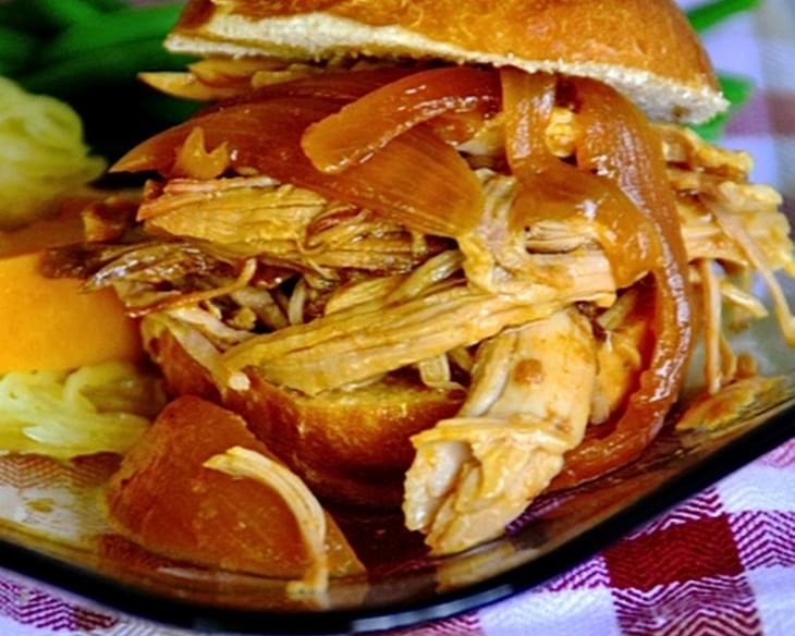 Pulled Pork Sliders with Carolina Gold Barbecue Sauce