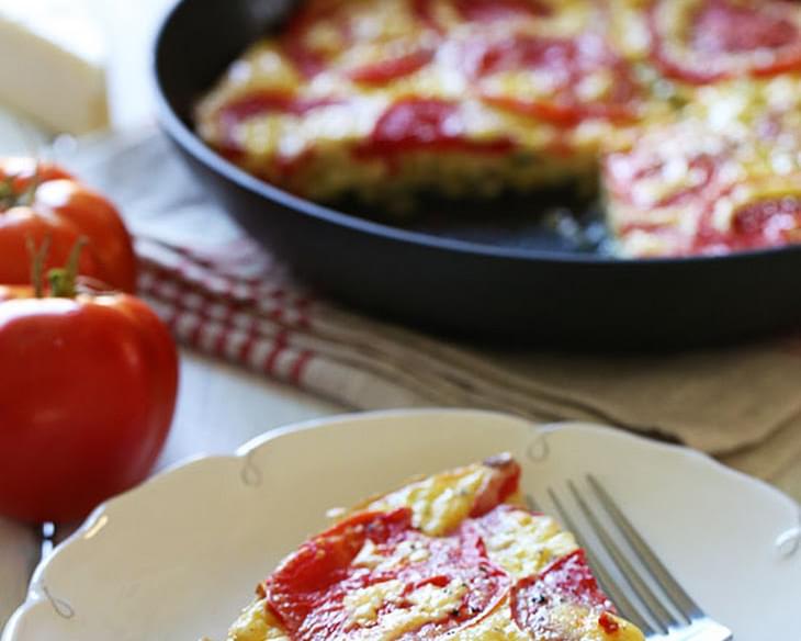 Tomato and Zucchini Frittata