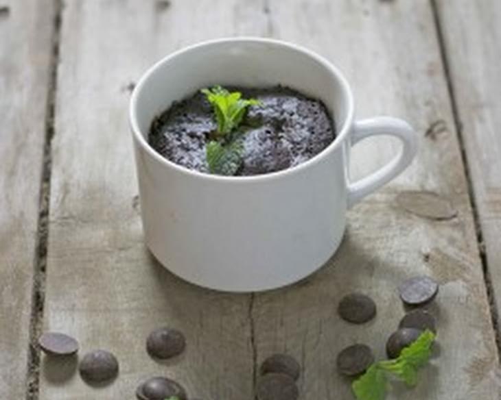 Thin Mint Girl Scout Cookie Mug Cake