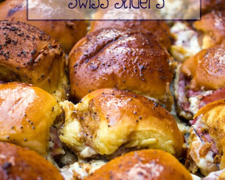 Saucy Roast Beef and Swiss Sliders #SweetEatsHolidayTreats