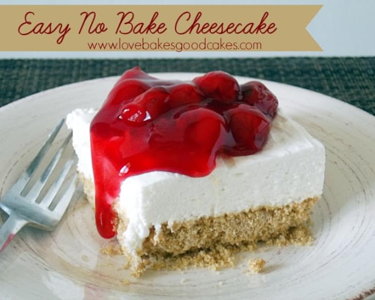 Easy No-Bake Cheesecake