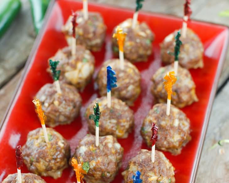 Mini Taco Meatballs {appetizer}