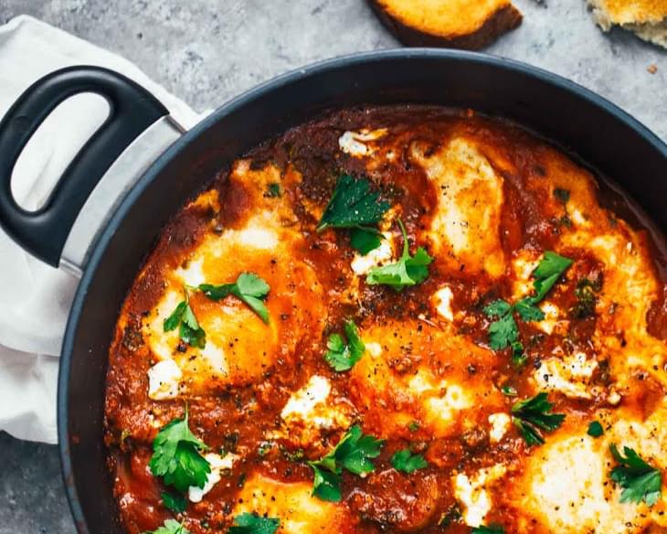 One Pot Spicy Eggs and Potatoes