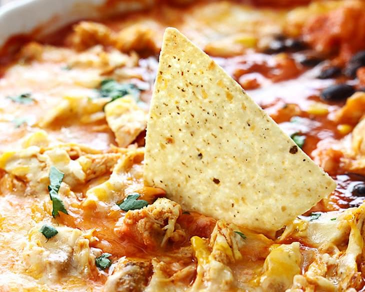 Chicken Enchilada Dip