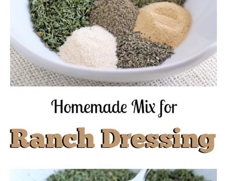 Homemade Ranch Dressing Seasoning Mix