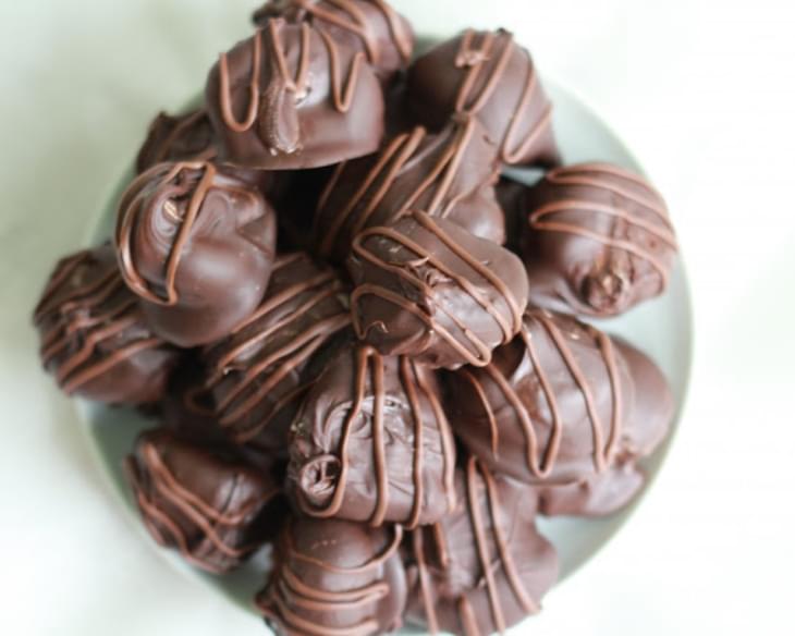 Chocolate Covered Pecan Butter Truffles