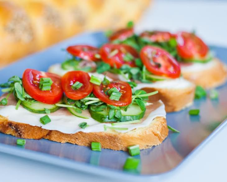 Prosciutto and Veggie Sandwiches