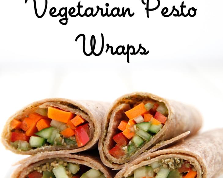 Vegetaran Pesto Wrap
