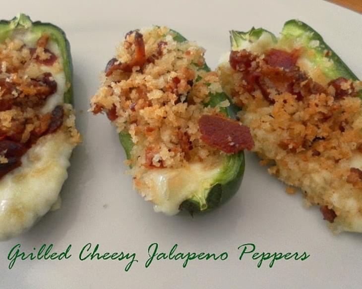 Grilled Cheesy Jalapeno Peppers