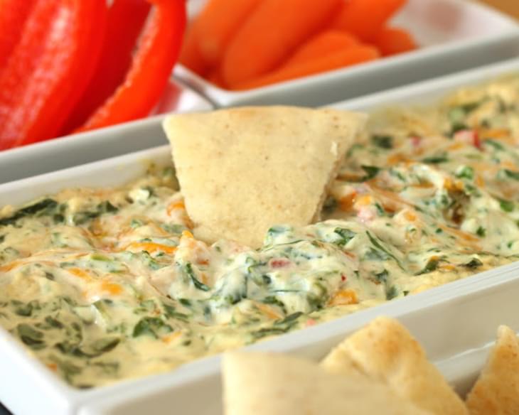 Four Cheese Spinach Dip Kelsey's Style