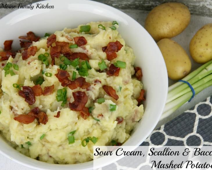 Sour Cream, Scallion & Bacon Mashed Potatoes