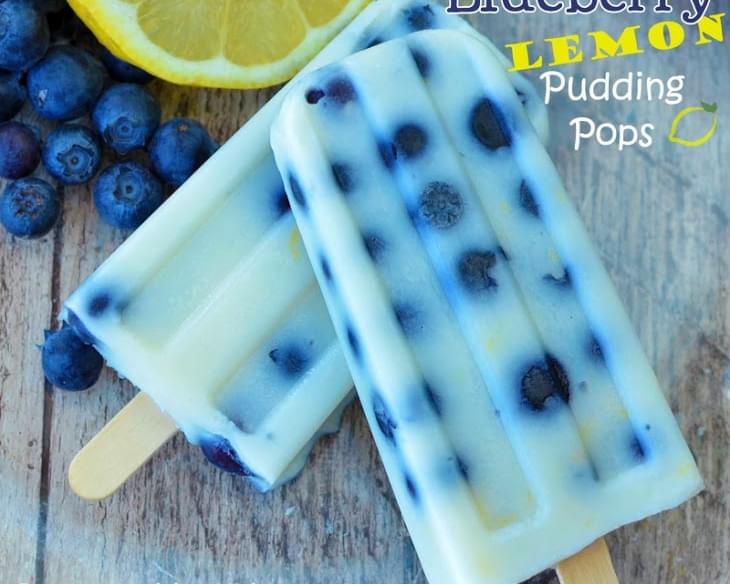 Blueberry Lemon Pudding Pops