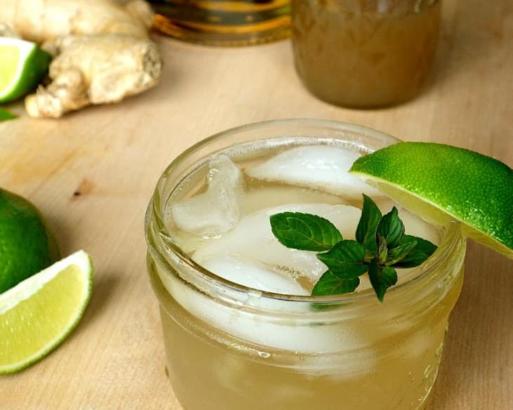 Whiskey Ginger with Lime