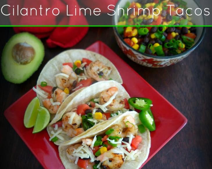 Cilantro Lime Shrimp Tacos