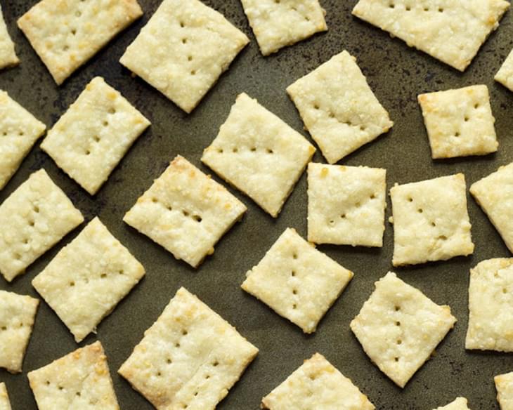 Homemade Parmesan Crackers