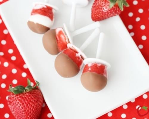 Strawberries and Cream Choco Pops