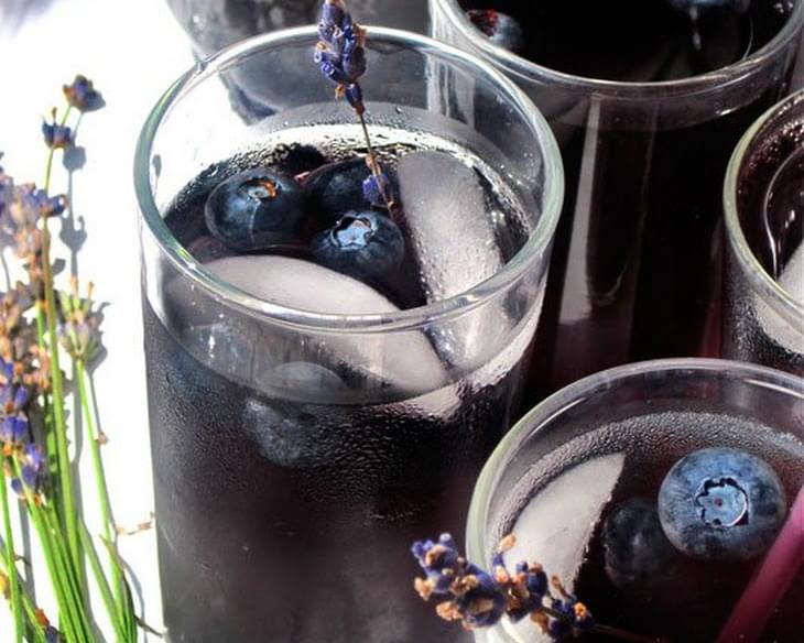 Blueberry Lavender Vodka Spritzer