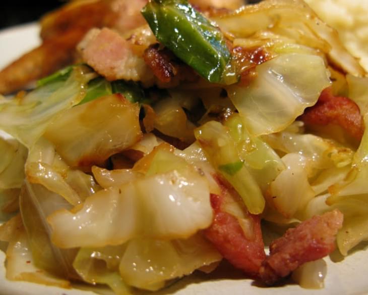 Bacon-Braised Cabbage