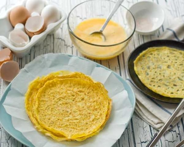 Gluten Free Egg Crepes