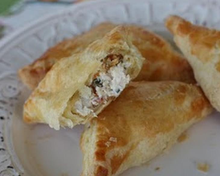 Creamy Chicken and Bacon Pastry Pockets