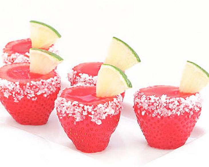 Strawberry Margarita Jell-O Shooters
