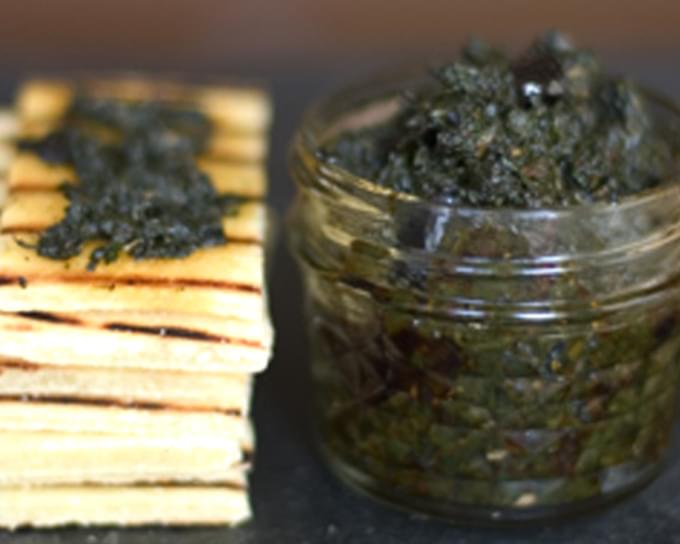 Herb Jam with Olives and Lemon