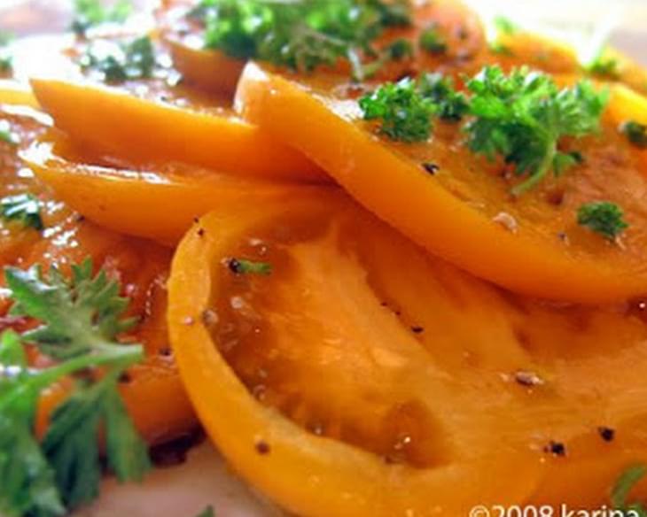 Yellow Tomato Salad