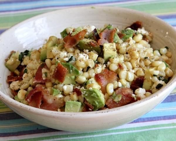 Bacon, Avocado and Corn Salad