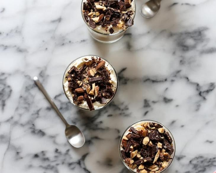 Espresso, Almond, and Ghirardelli Dark Chocolate Pudding Cups