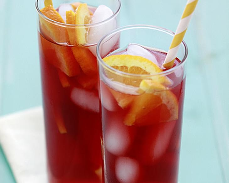 Tangerine Raspberry Iced Tea