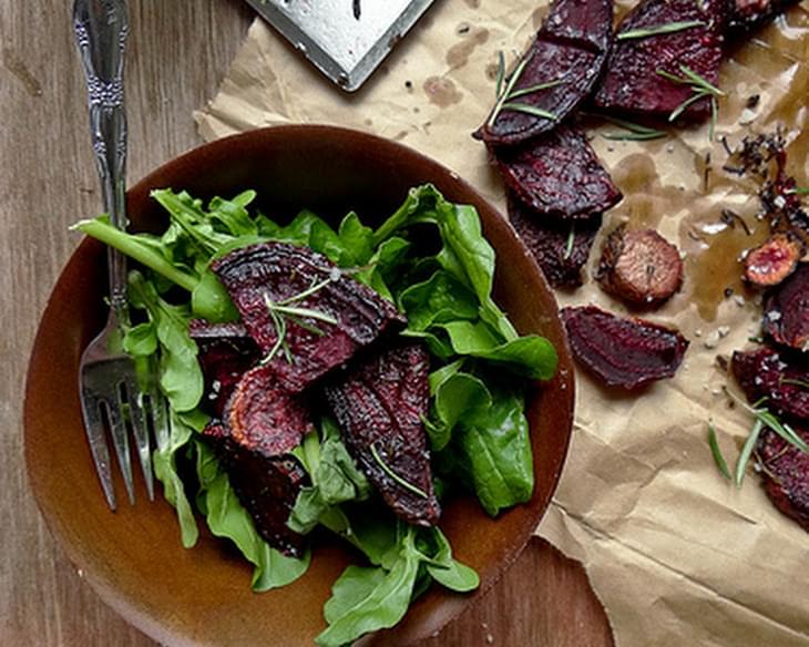 Simple Rosemary Roasted Beets