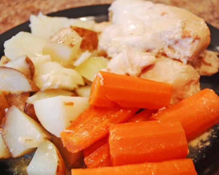 Sunday Chicken Dinner in the Slow Cooker
