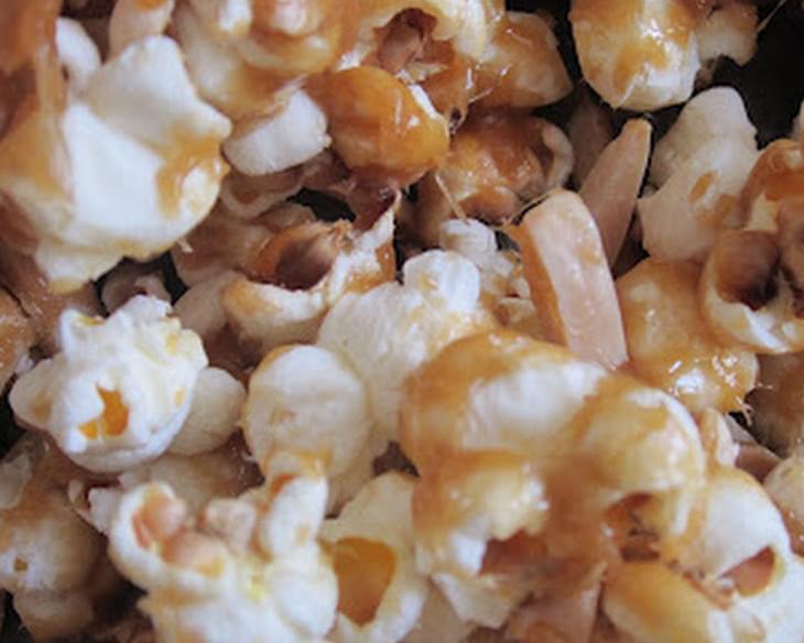Caramel Almond Popcorn