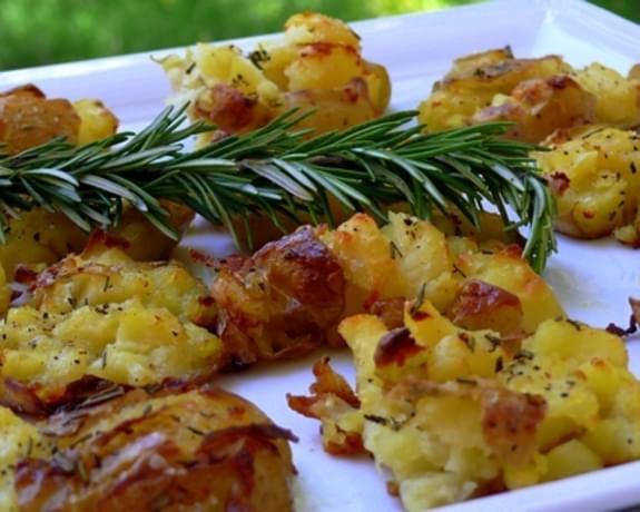 Salt and Vinegar Potatoes with Rosemary