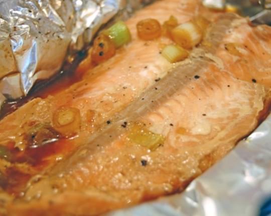 Asian Salmon on the Grill