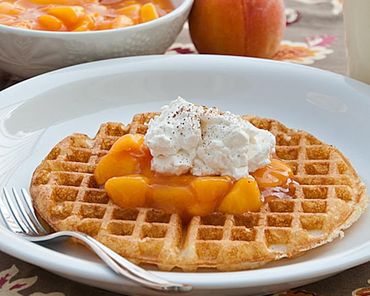 Fresh Peach Topping for Waffles, Pancakes, etc.
