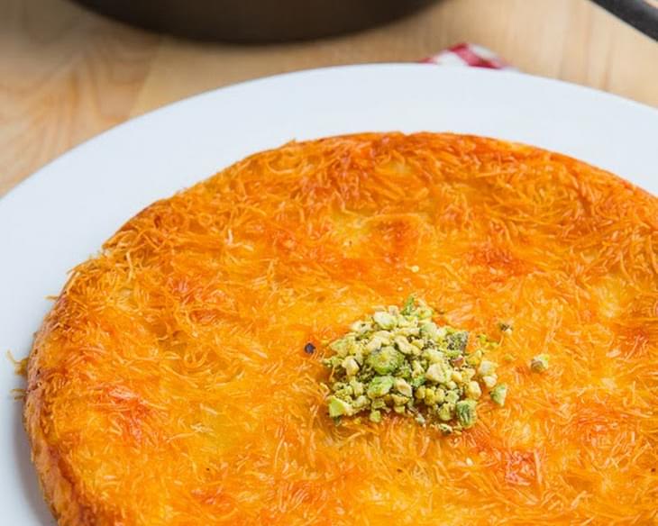 Kanafeh/Kunefe (Sweet Cheese Pastry)