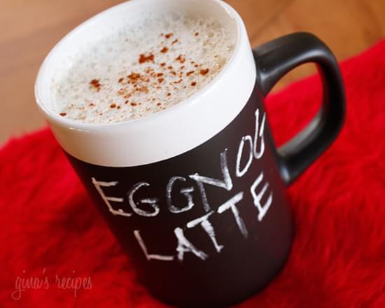 Skinny Eggnog Latte