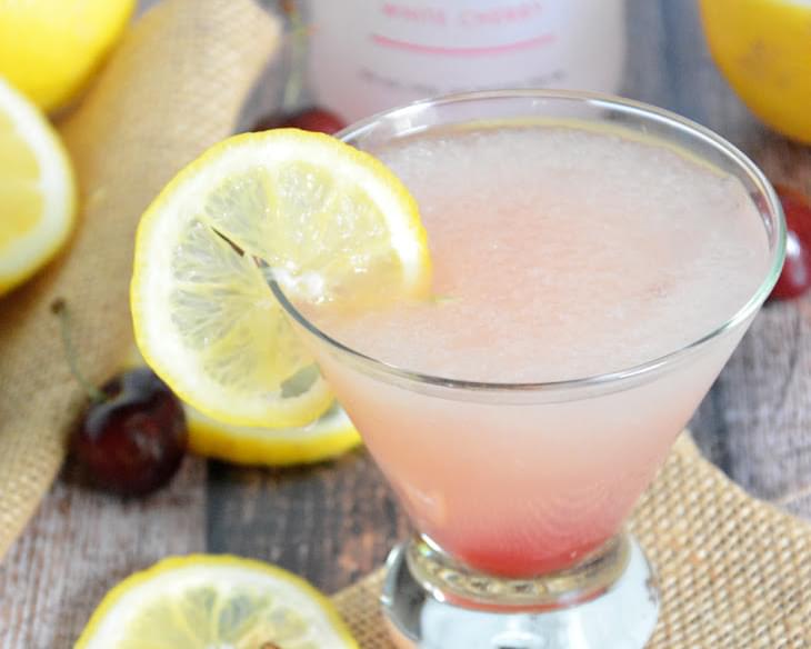 {Skinny} Cherry Vodka Lemonade Slushies