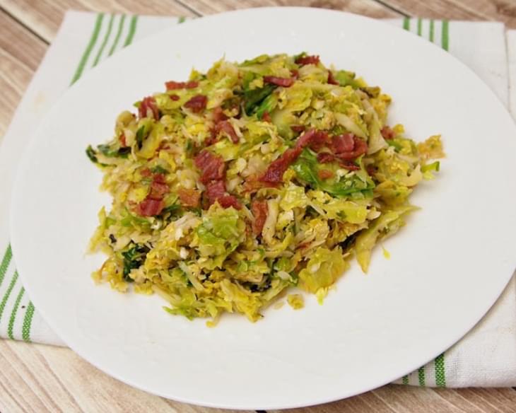 Warm Brussels Sprout Salad