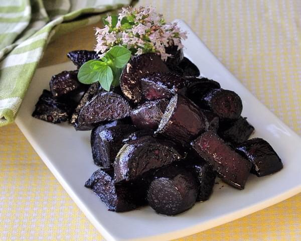 Balsamic and Honey Roasted Beets