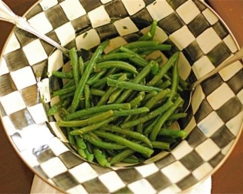 Green Beans with Tarragon Vinaigrette