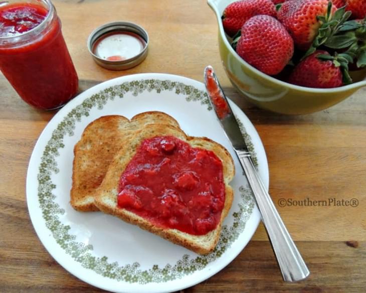 Easiest, Freshest Tasting Strawberry Jam - No Cooking, No Canning!