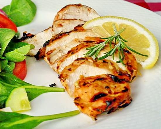 Lemon and Rosemary Marinated Grilled Chicken